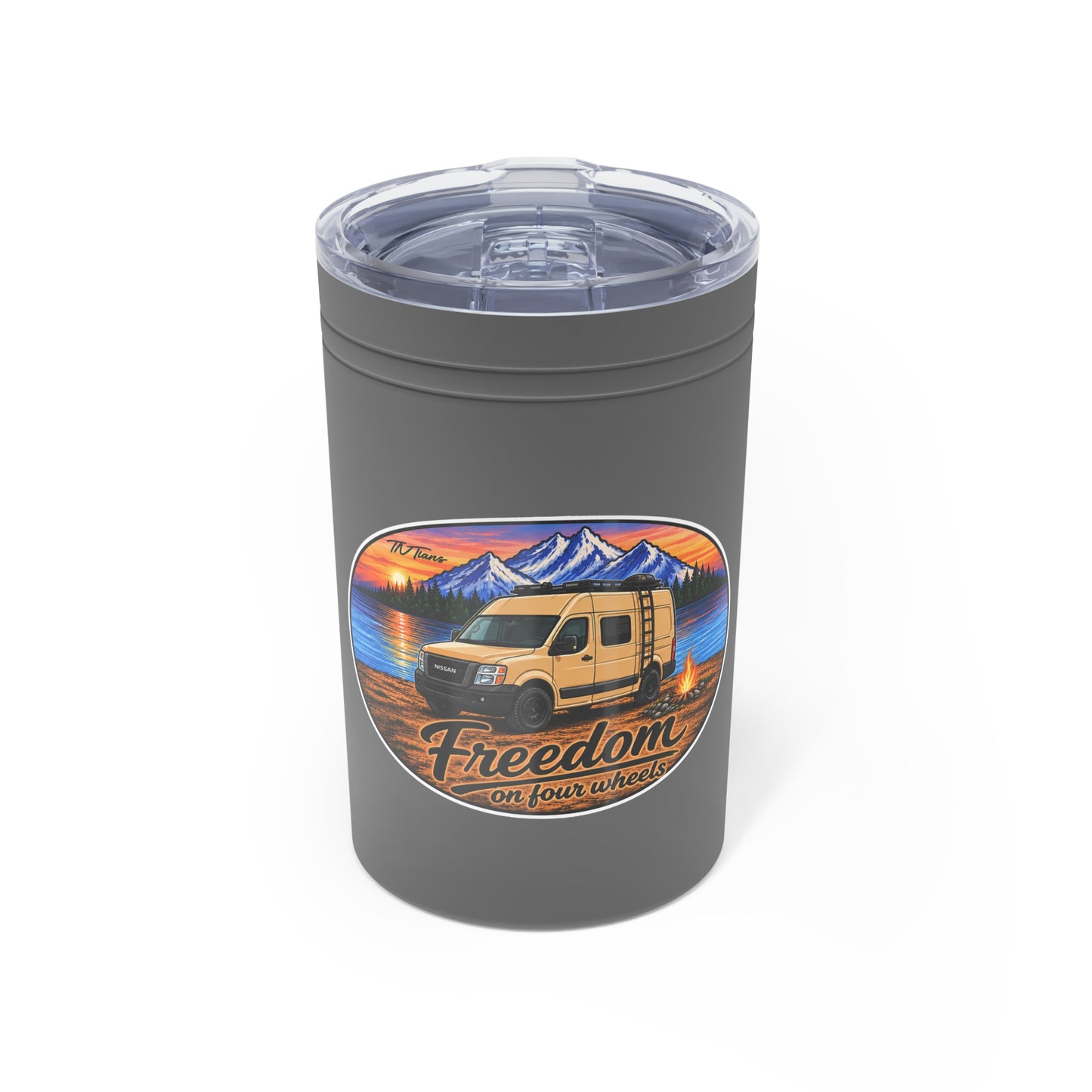 Nissan NV Merchandise Freedom on Four Wheels Vacuum Insulated Tumbler, 11oz