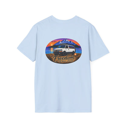 Chevy Express Van T-Shirt Freedom on Four Wheels
