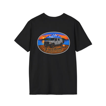 Ford Econoline Freedom on Four Wheels Unisex Softstyle T-Shirt