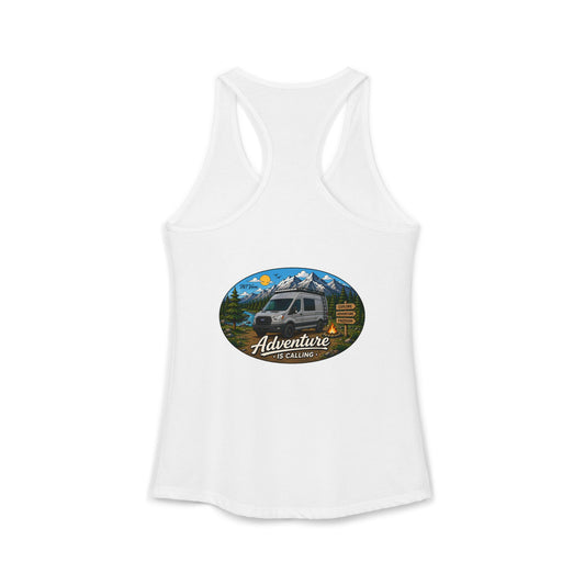 Ford Transit Merchandise Adventure is Calling Women's Ideal Racerback Tank