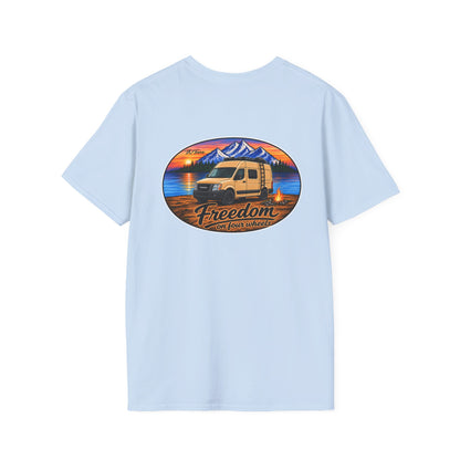 Nissan NV Freedom on Four Wheels Unisex Softstyle T-Shirt