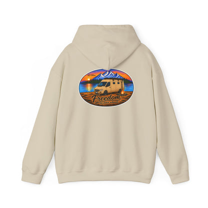 Sprinter T1N Merchandise Van Freedom on Four Wheels Unisex Heavy Blend™ Hooded Sweatshirt