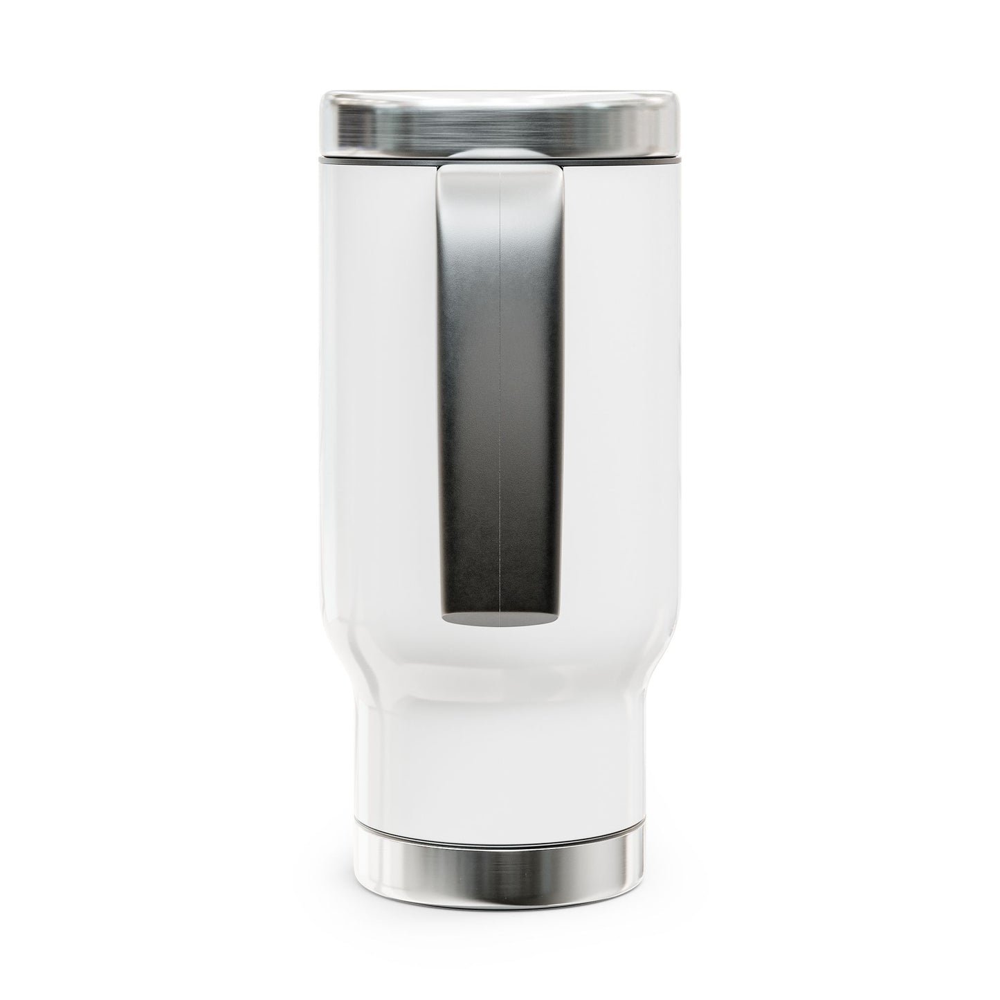Ford Econoline Merchandise Freedom on Four Wheels Stainless Steel Travel Mug with Handle, 14oz