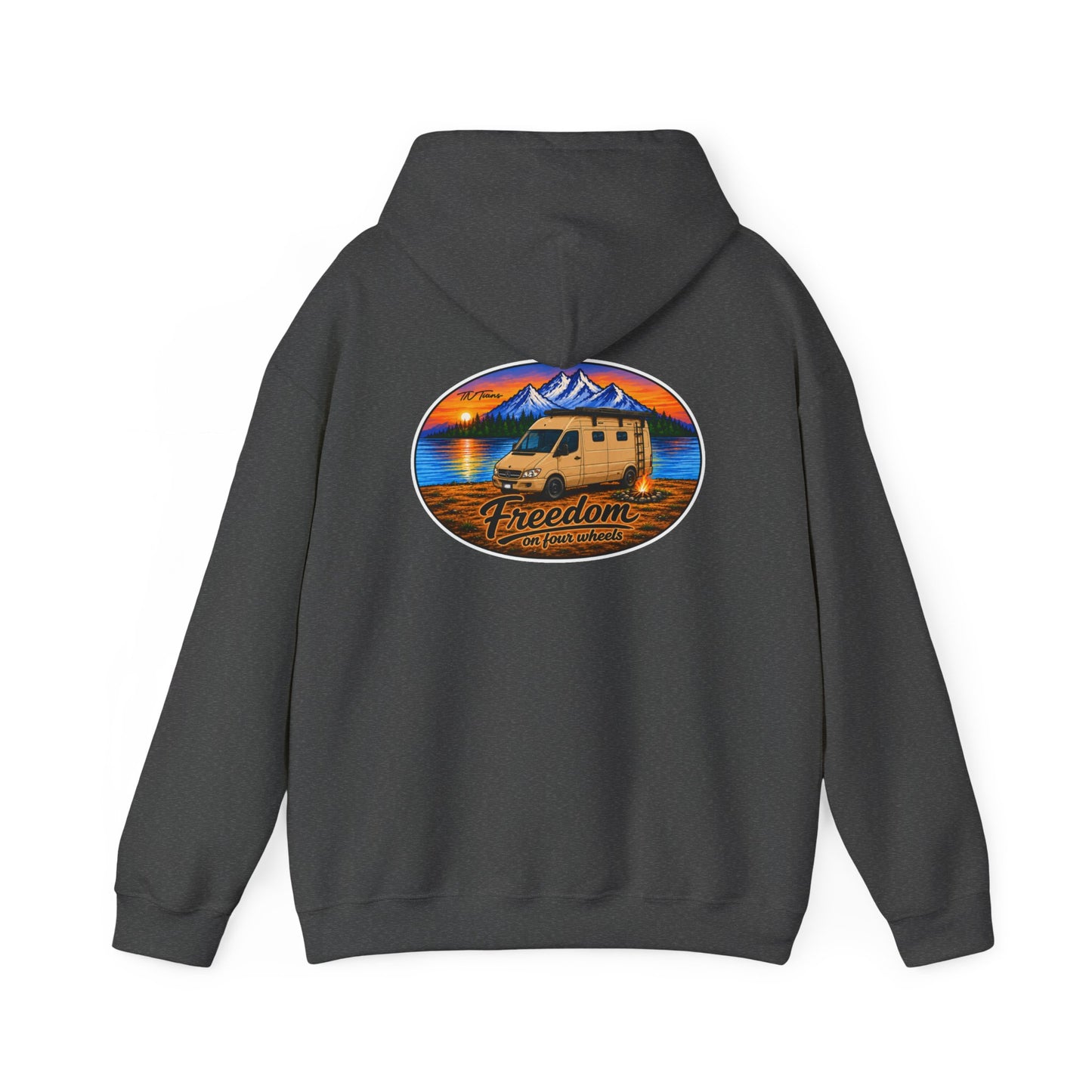 Sprinter T1N Merchandise Van Freedom on Four Wheels Unisex Heavy Blend™ Hooded Sweatshirt