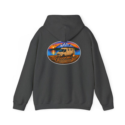 Sprinter T1N Merchandise Van Freedom on Four Wheels Unisex Heavy Blend™ Hooded Sweatshirt
