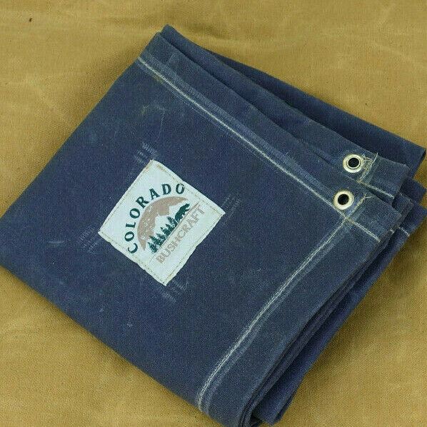 Medium Deluxe Waxed Canvas Bushcraft Ground Cloth (Various Colors)