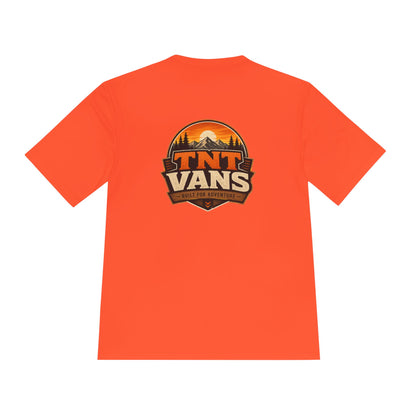 TNTvans Merchandise Built for Adventure Unisex Moisture Wicking Tee
