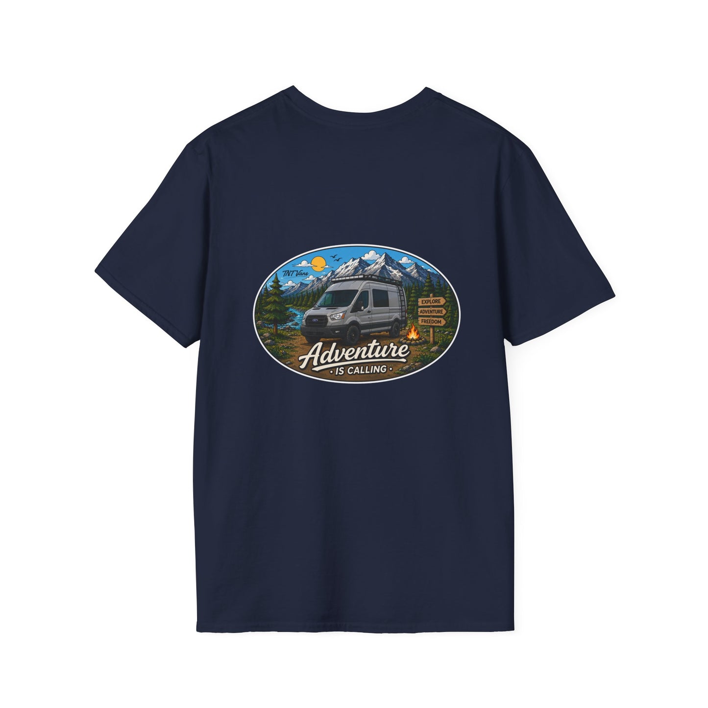 Ford Transit Merchandise Adventure is Calling Unisex Softstyle T-Shirt