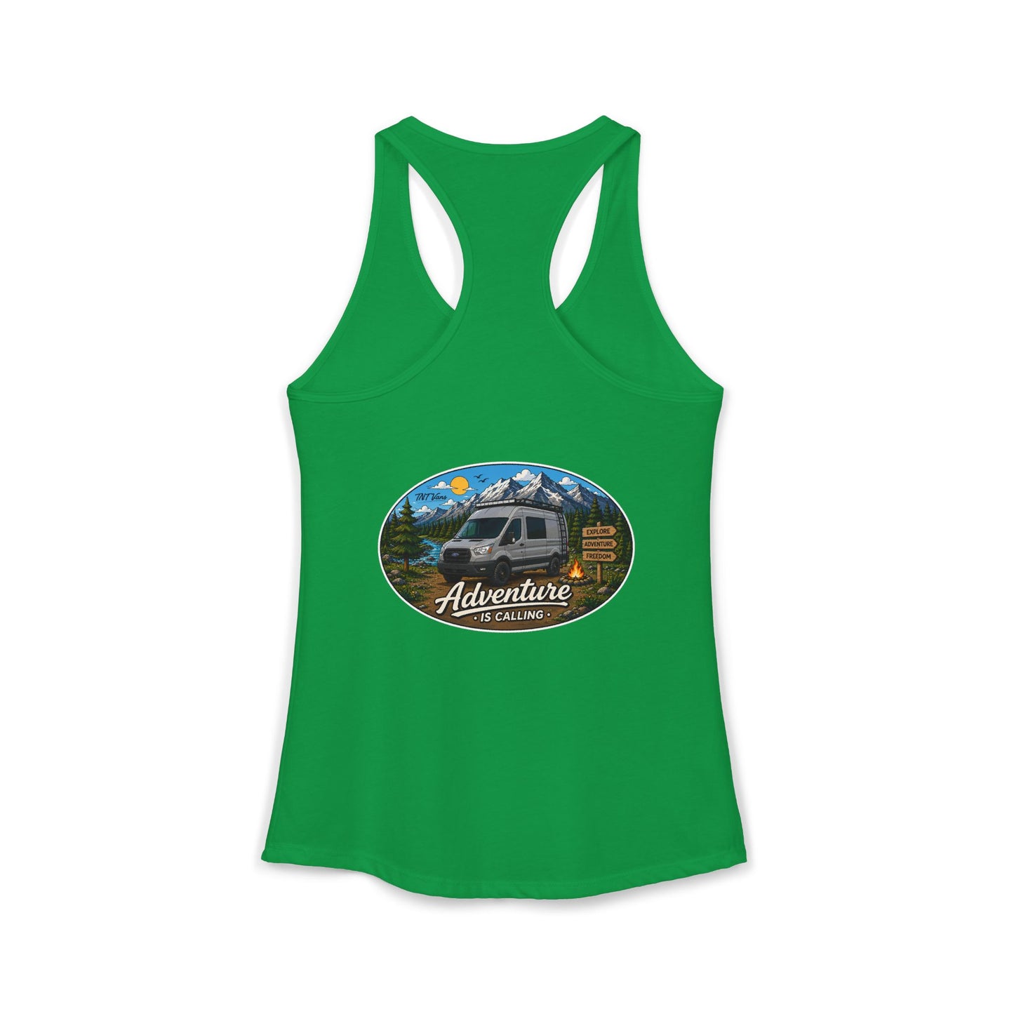 Ford Transit Merchandise Adventure is Calling Women's Ideal Racerback Tank