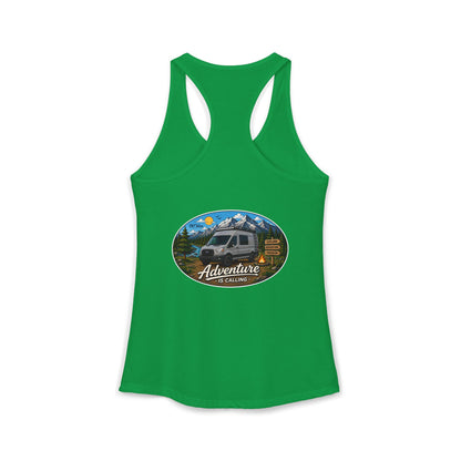 Ford Transit Merchandise Adventure is Calling Women's Ideal Racerback Tank