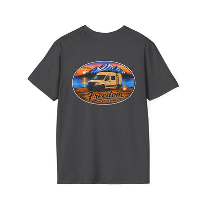 Nissan NV Freedom on Four Wheels Unisex Softstyle T-Shirt