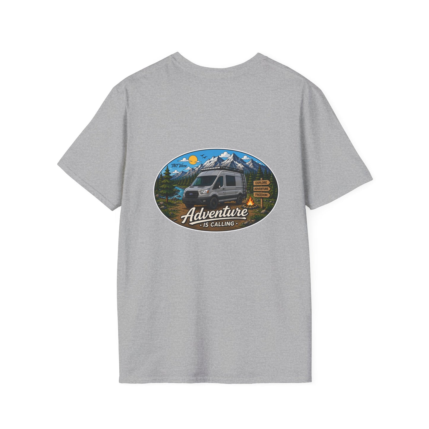 Ford Transit Merchandise Adventure is Calling Unisex Softstyle T-Shirt