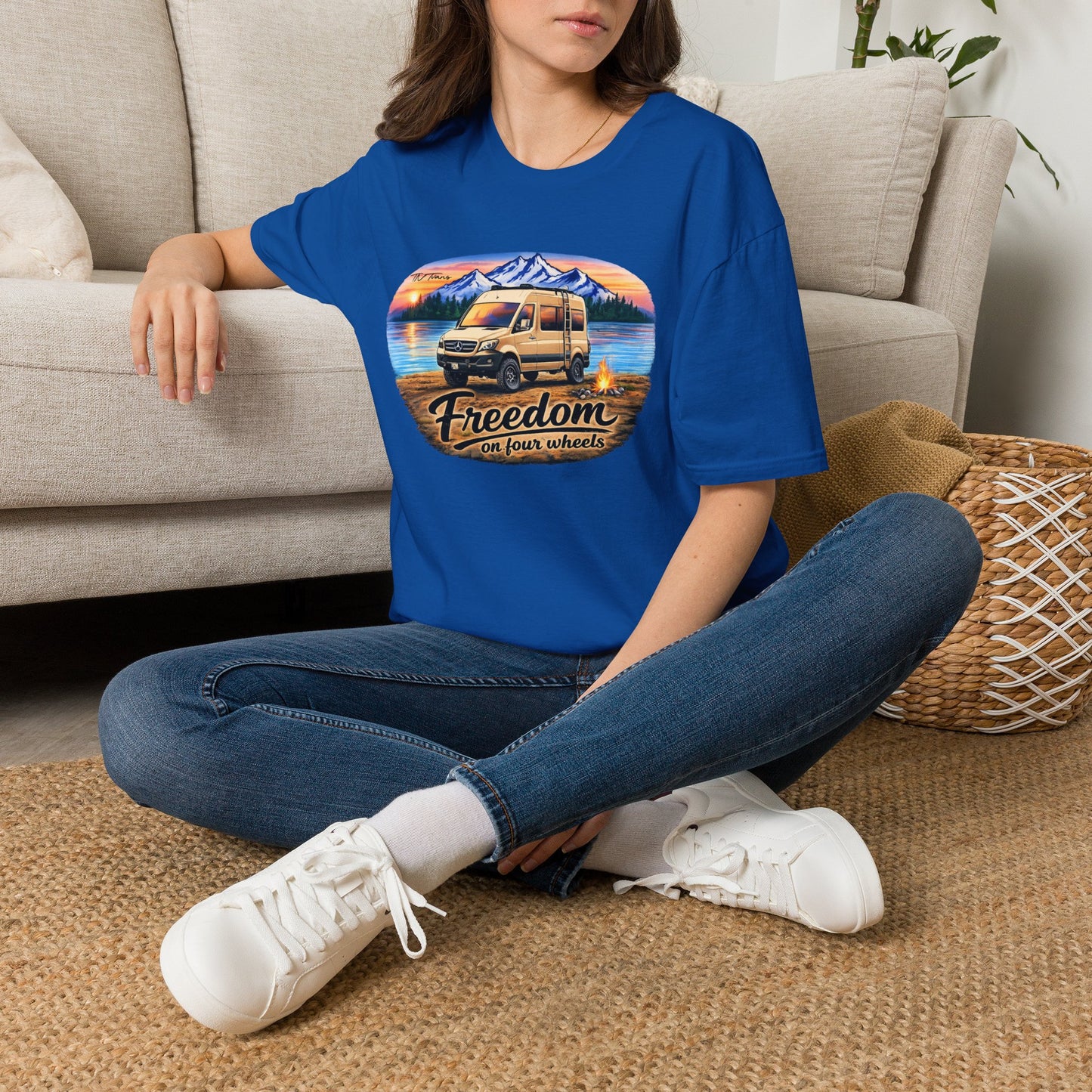 Mercedes Sprinter Van T-Shirt Freedom on Four Wheels