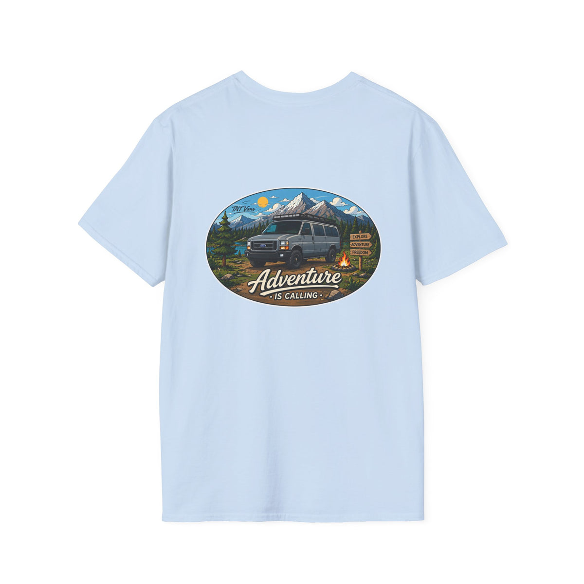 Ford Econoline Merchandise Adventure is Calling Unisex Softstyle T-Shirt