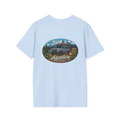 Ford Econoline Merchandise Adventure is Calling Unisex Softstyle T-Shirt