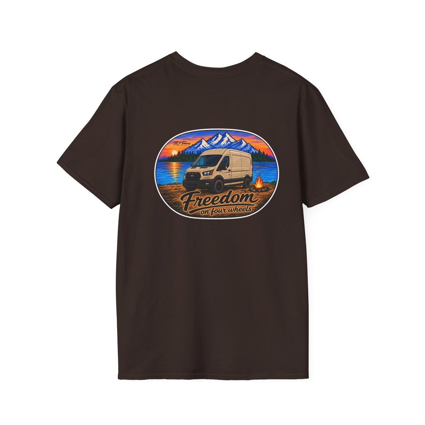 Ford Transit T-Shirt Freedom on Four Wheels