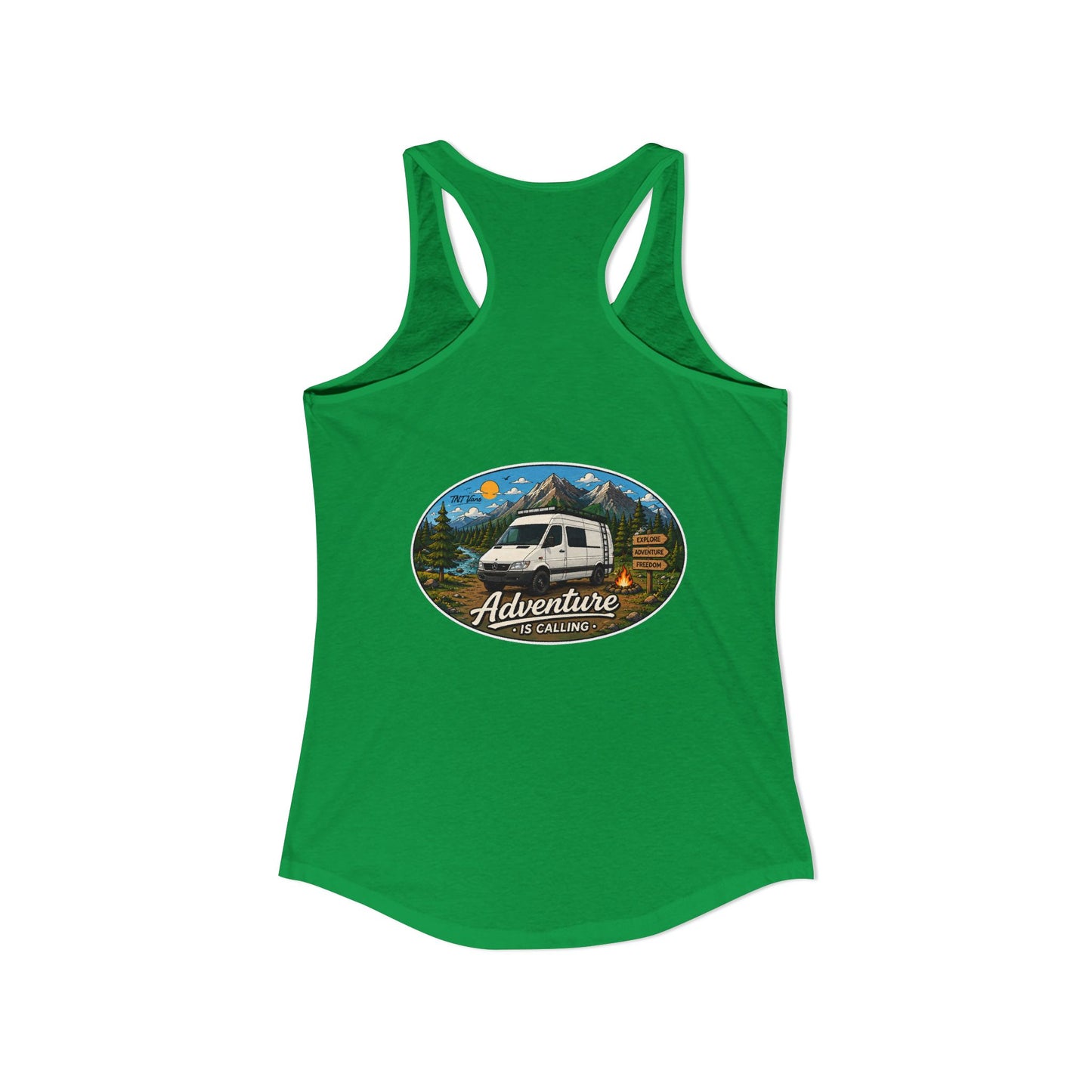 Sprinter T1N Merchandise Adventure is Calling Women's Ideal Racerback Tank