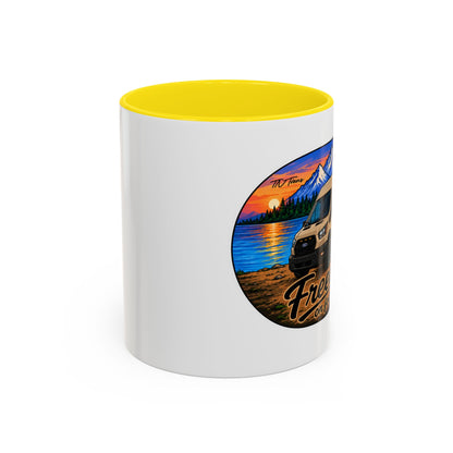 Ford Transit Freedom on Four Wheels Accent Coffee Mug (11, 15oz)