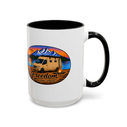 Sprinter T1N Freedom on Four Wheels Accent Coffee Mug (11, 15oz)