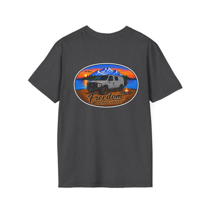 Ford Econoline Freedom on Four Wheels Unisex Softstyle T-Shirt