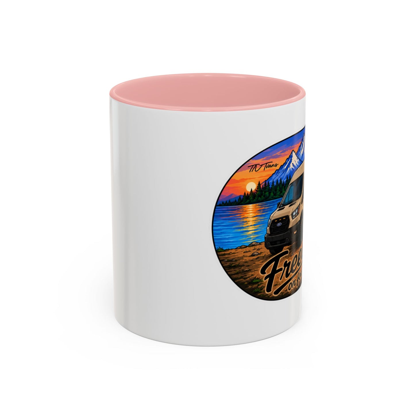 Ford Transit Freedom on Four Wheels Accent Coffee Mug (11, 15oz)