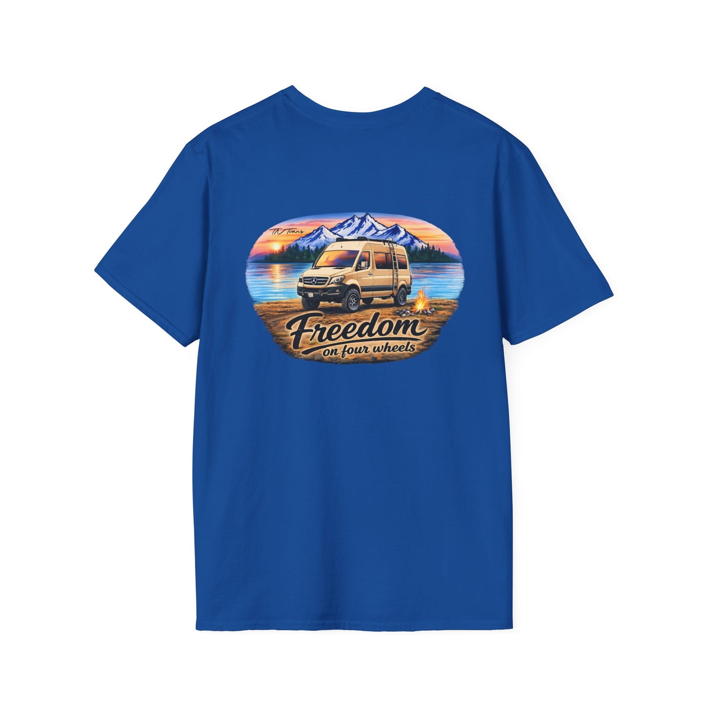 Mercedes Sprinter Van T-Shirt Freedom on Four Wheels