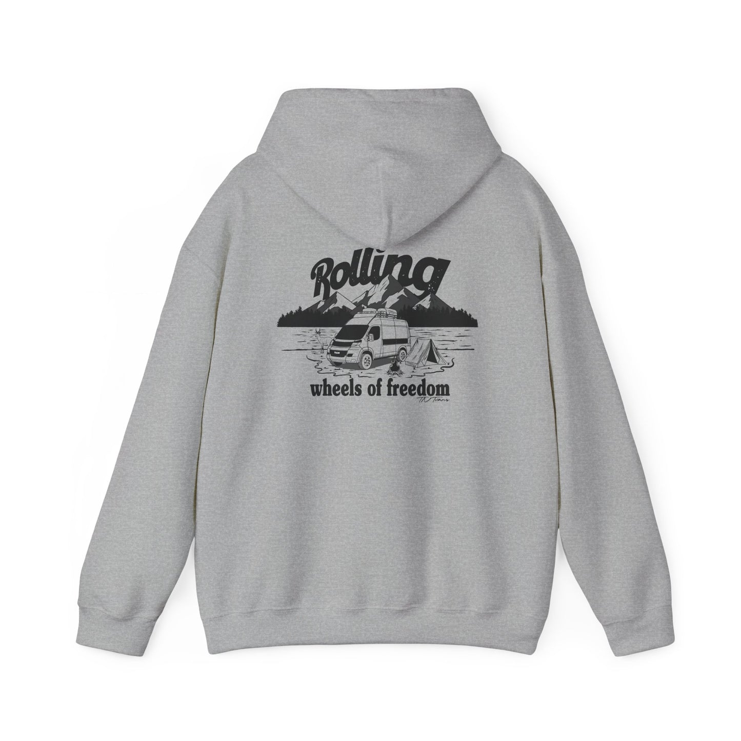 Ram ProMaster Wheels of Freedom Unisex Heavy Blend™ Hooded Sweatshirt