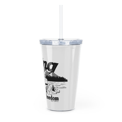 Ram ProMaster Merchandise Plastic Tumbler with Straw