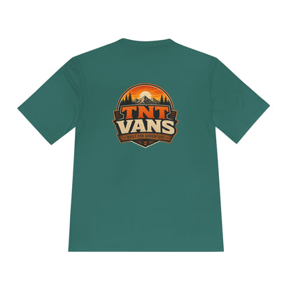 TNTvans Merchandise Built for Adventure Unisex Moisture Wicking Tee