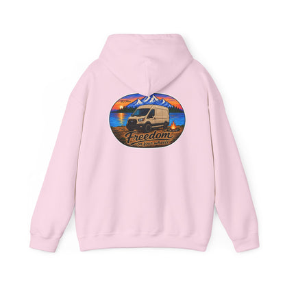 Ford Transit Merchandise Freedom on Four Wheels Unisex Heavy Blend™ Hooded Sweatshirt