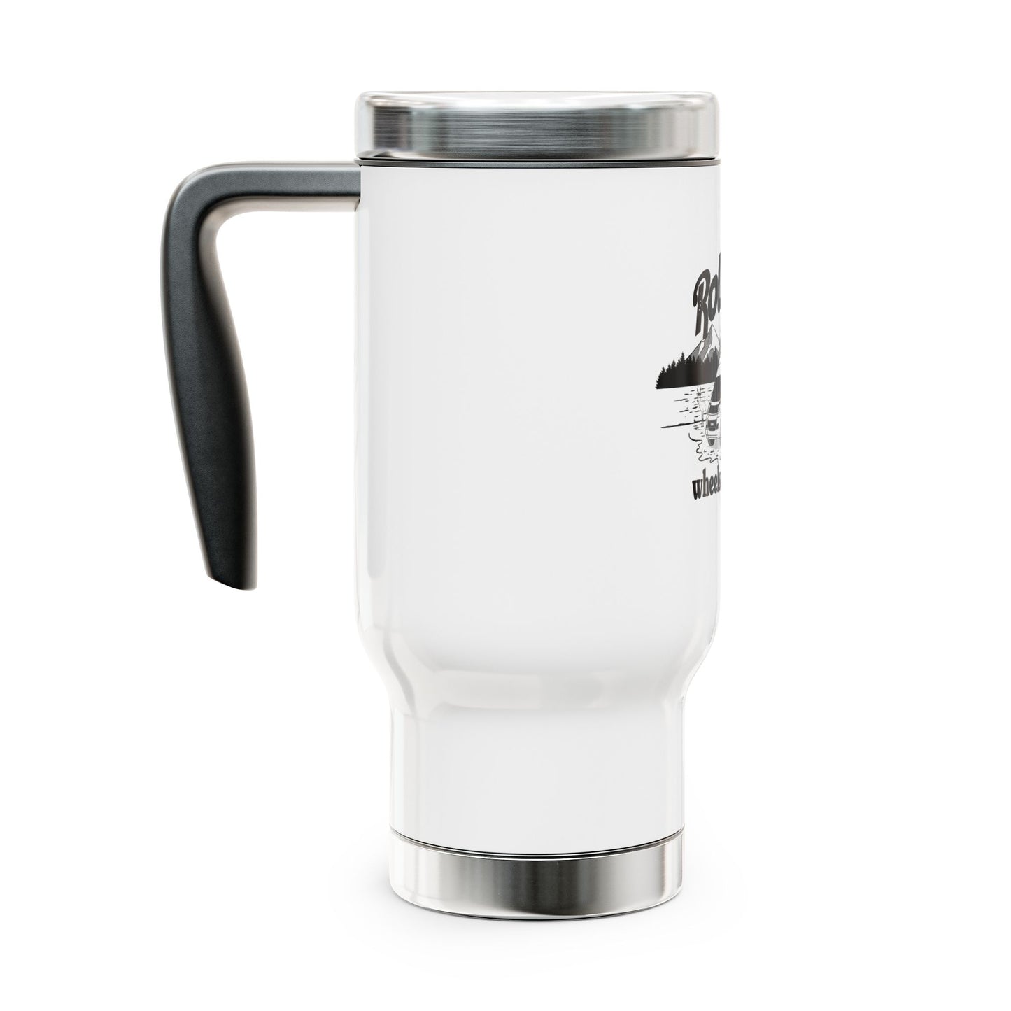 Ram ProMaster Merchandise Stainless Steel Travel Mug with Handle, 14oz