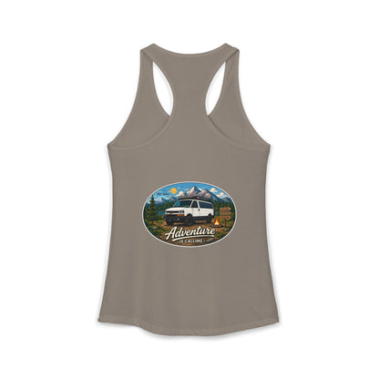 Chevy Express Merchandise Adventure is Calling Women's Ideal Racerback Tank