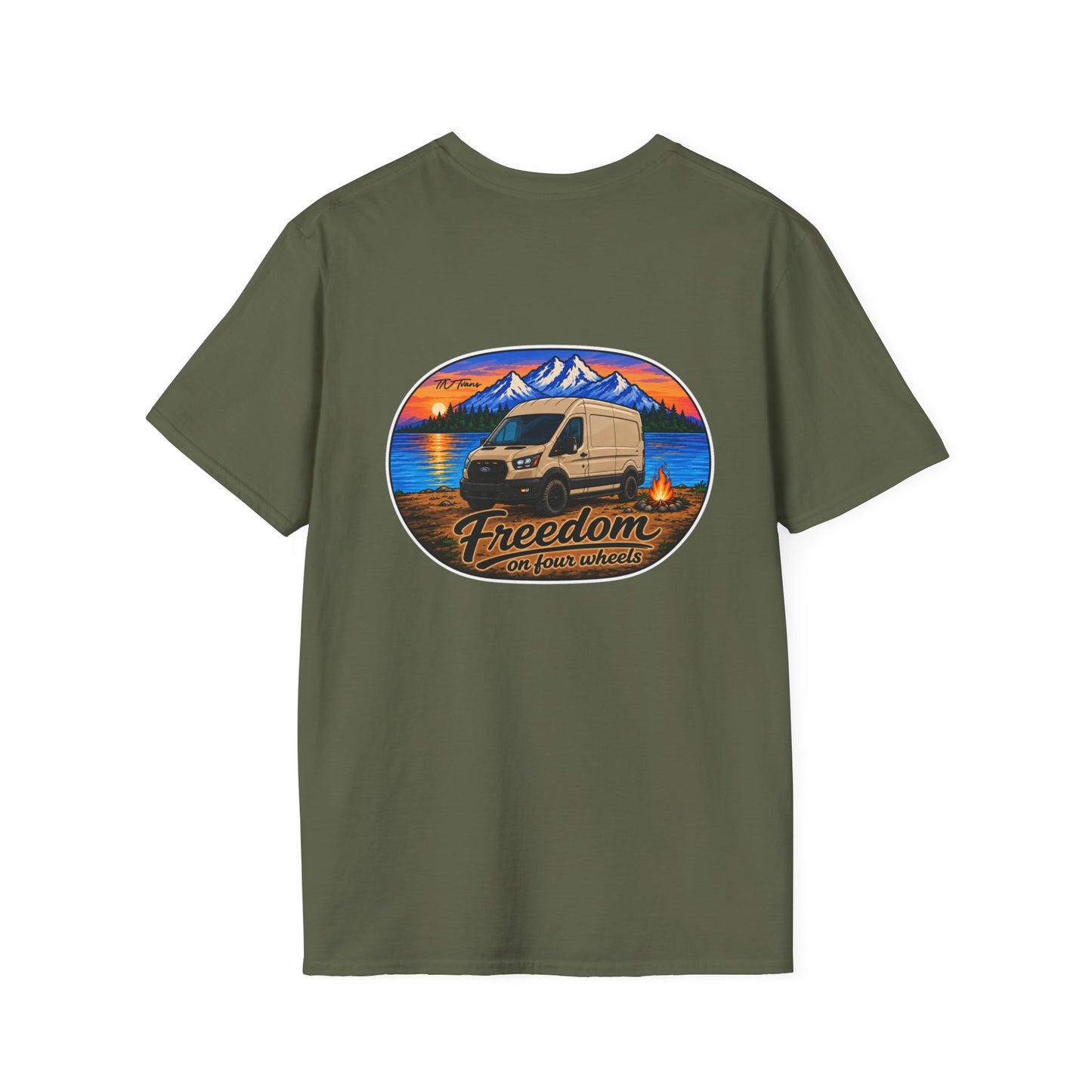 Ford Transit T-Shirt Freedom on Four Wheels