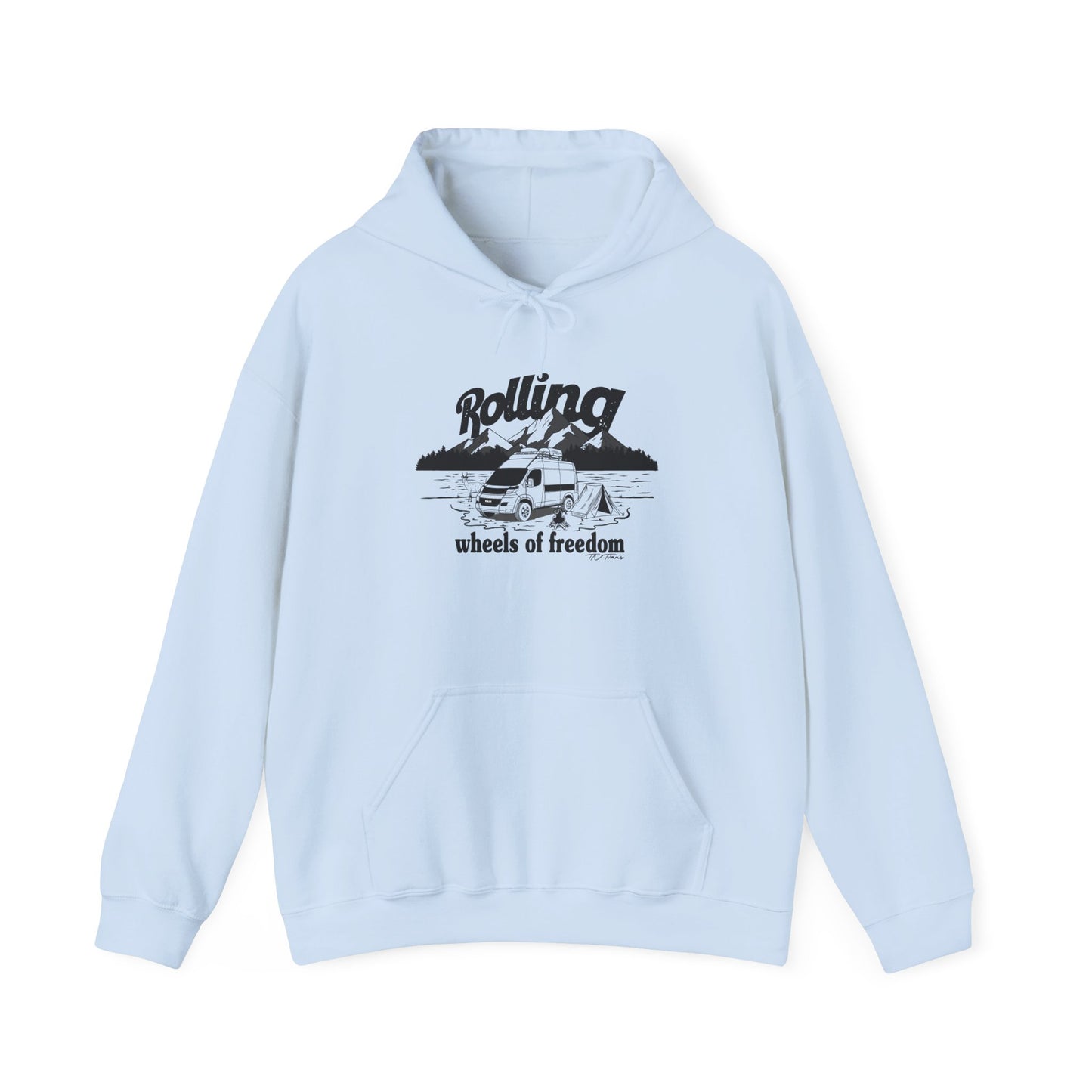 Ram ProMaster Wheels of Freedom Unisex Heavy Blend™ Hooded Sweatshirt
