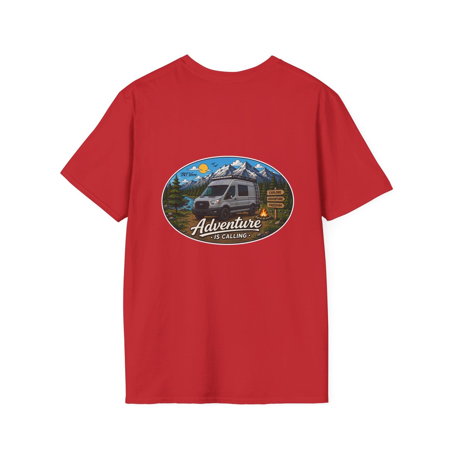 Ford Transit Merchandise Adventure is Calling Unisex Softstyle T-Shirt