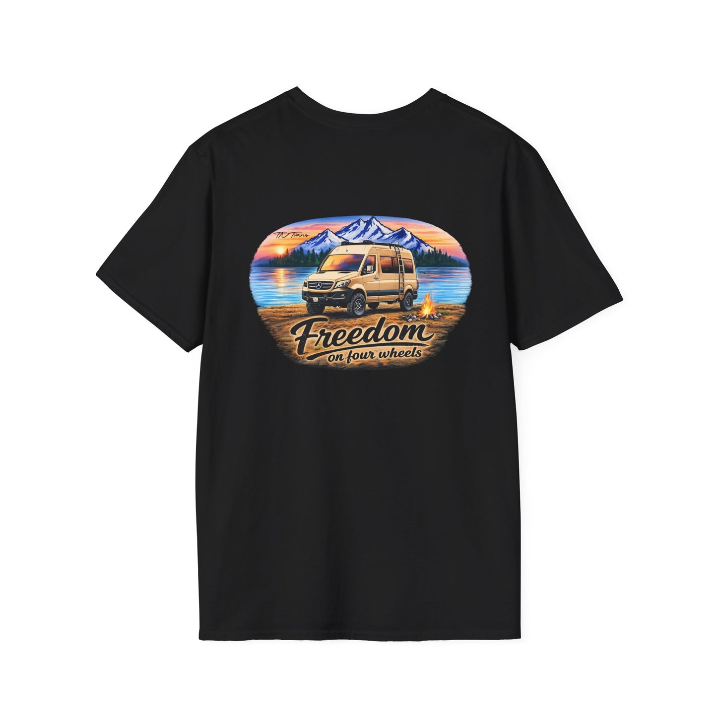 Mercedes Sprinter Van T-Shirt Freedom on Four Wheels
