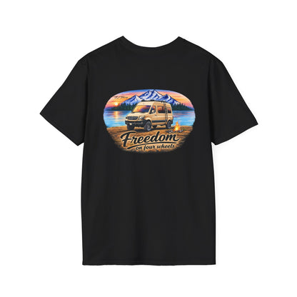 Mercedes Sprinter Van T-Shirt Freedom on Four Wheels