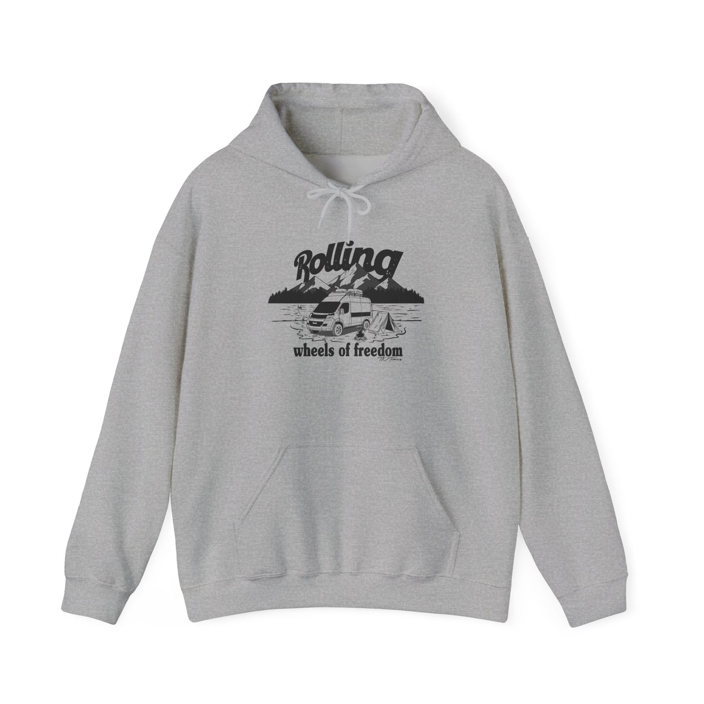 Ram ProMaster Wheels of Freedom Unisex Heavy Blend™ Hooded Sweatshirt