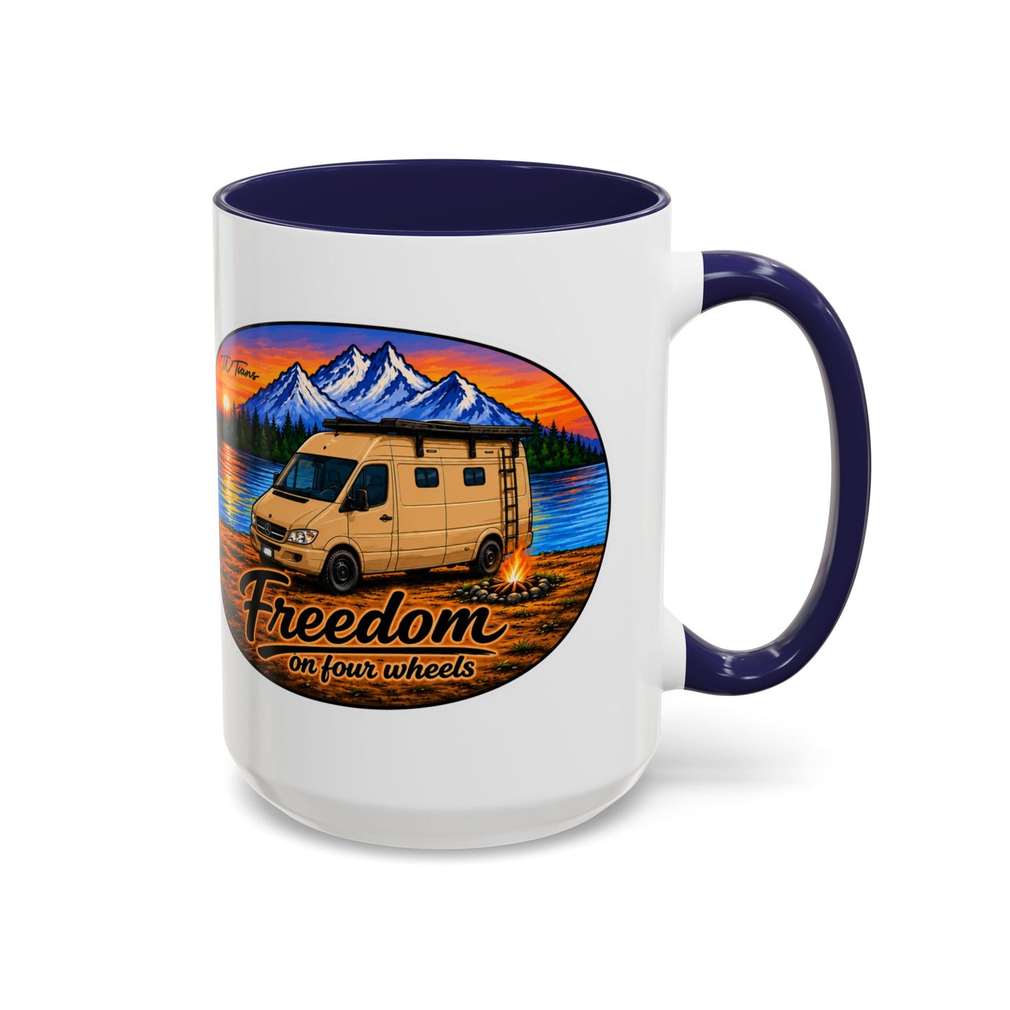 Sprinter T1N Freedom on Four Wheels Accent Coffee Mug (11, 15oz)