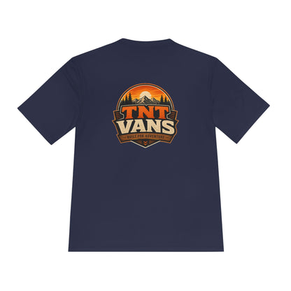 TNTvans Merchandise Built for Adventure Unisex Moisture Wicking Tee