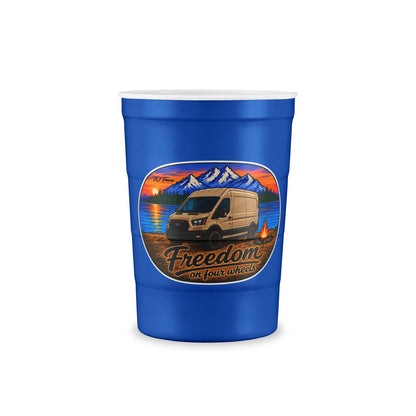 Ford Transit Merchandise Freedom on Four Wheels Recyclable Steel Cup