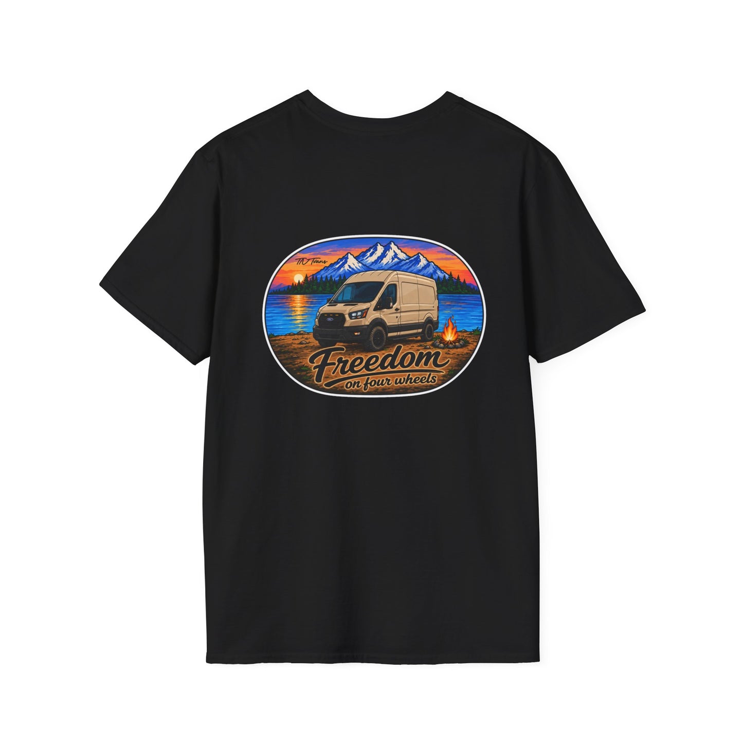 Ford Transit T-Shirt Freedom on Four Wheels