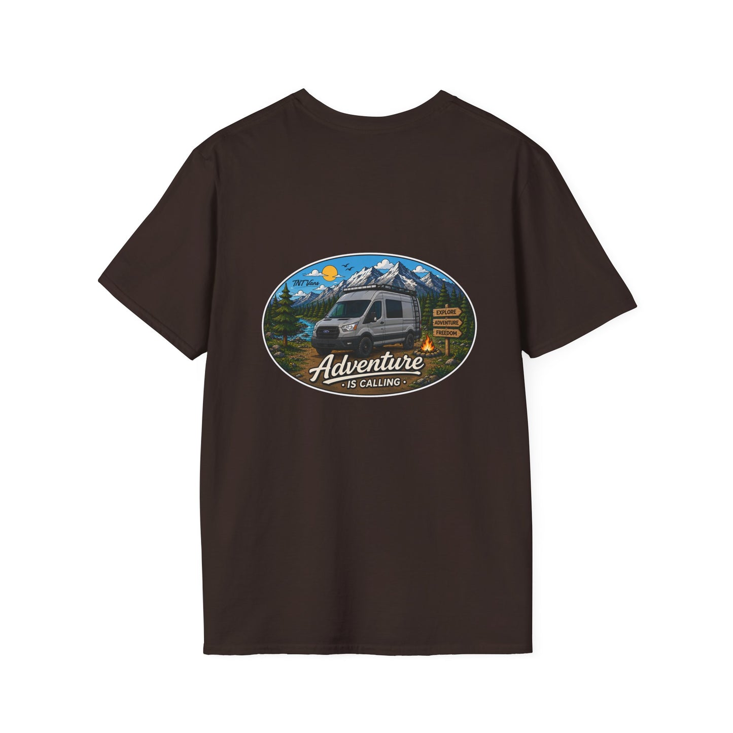 Ford Transit Merchandise Adventure is Calling Unisex Softstyle T-Shirt