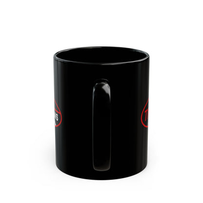TNT Vans Black Mug - Perfect for Coffee Lovers, Mountain Enthusiasts, and Travelers, Gift for Holidays and Celebrations