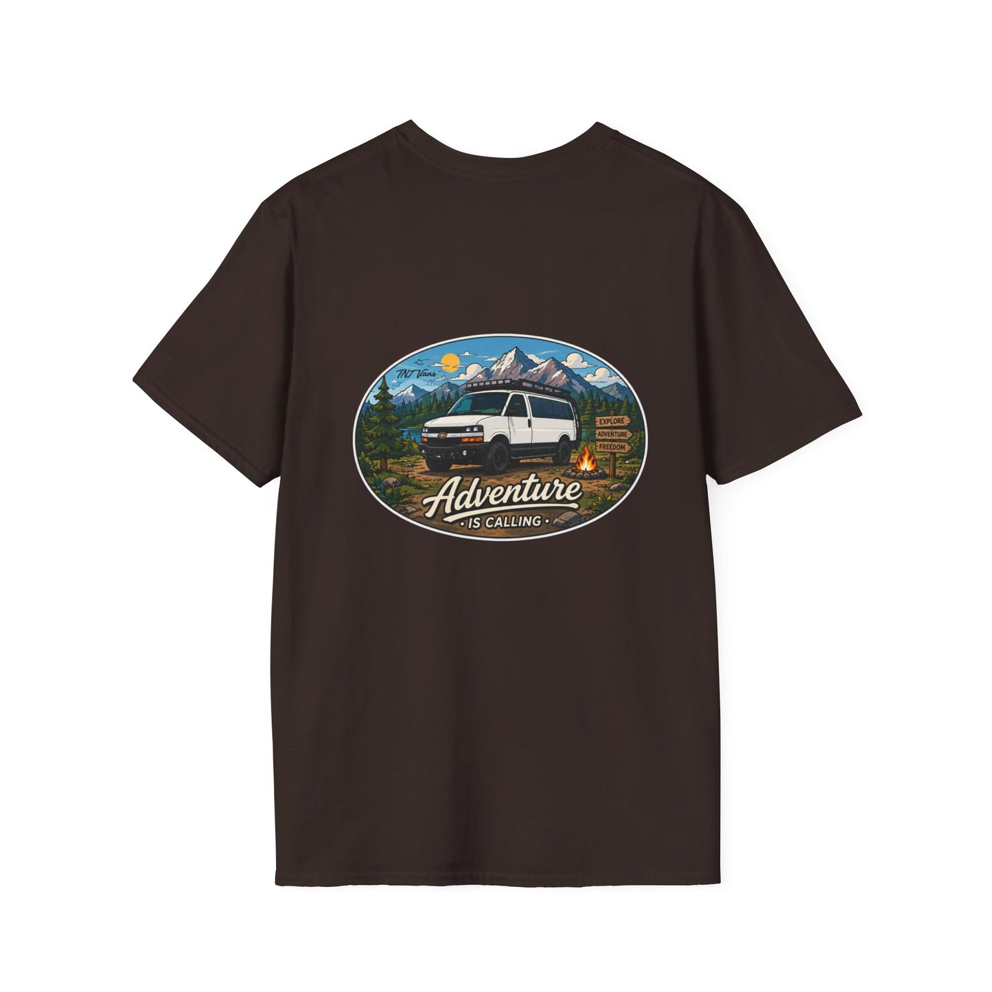 Chevy Express Merchandise Adventure is Calling Unisex Softstyle T-Shirt