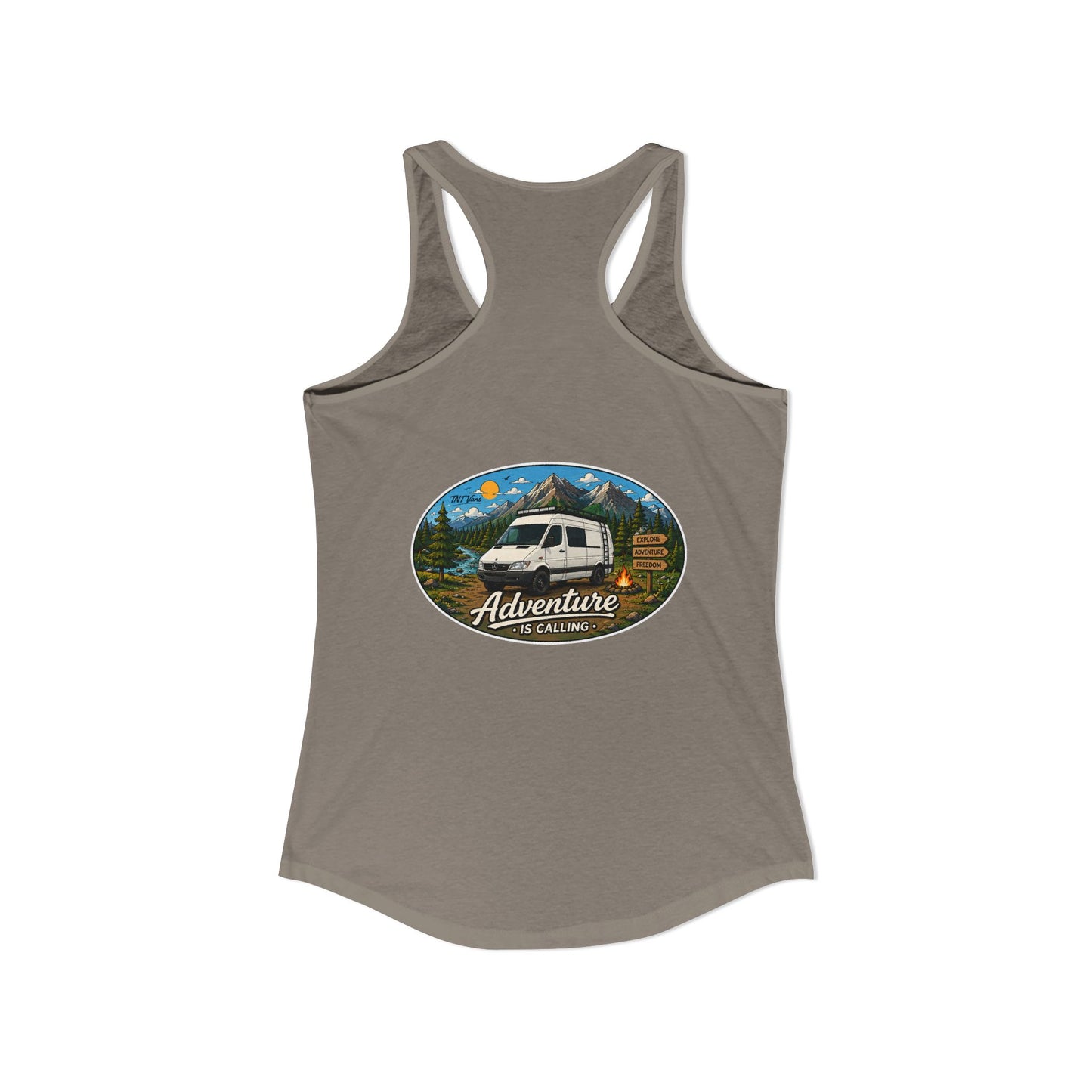 Sprinter T1N Merchandise Adventure is Calling Women's Ideal Racerback Tank