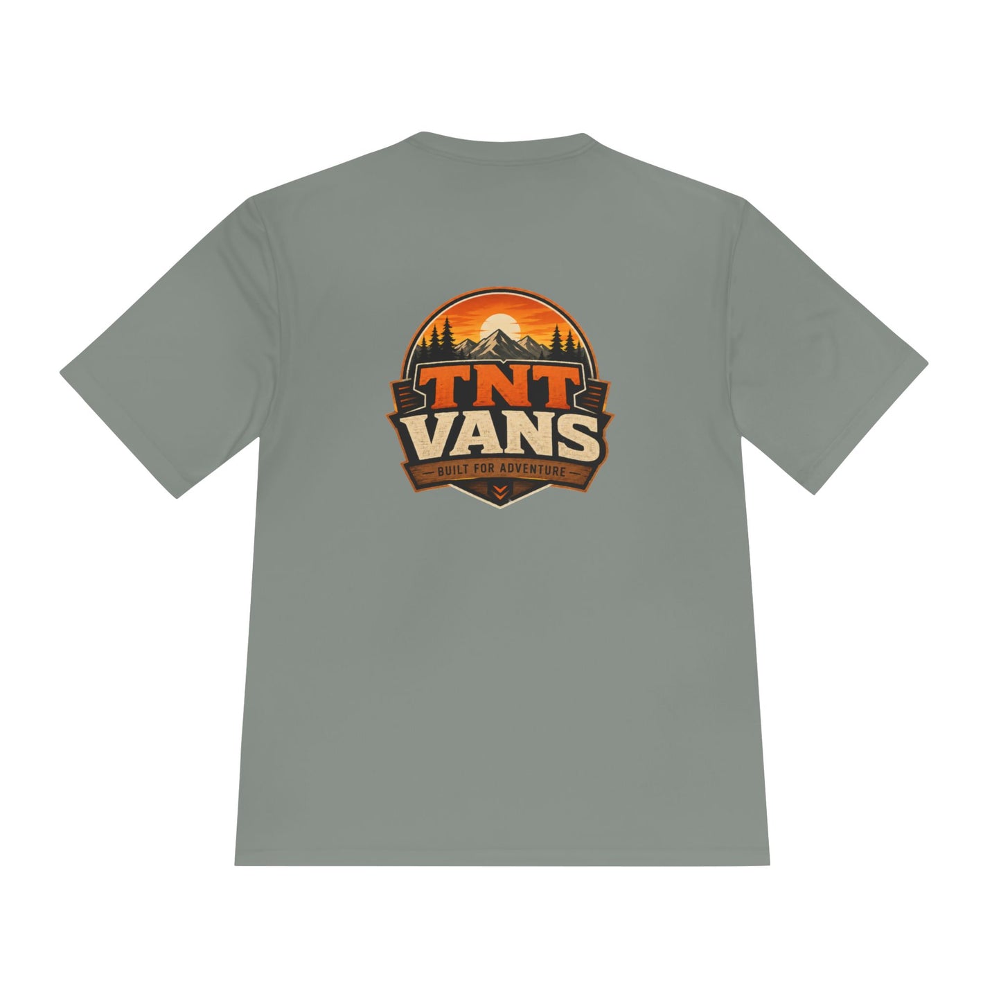 TNTvans Merchandise Built for Adventure Unisex Moisture Wicking Tee