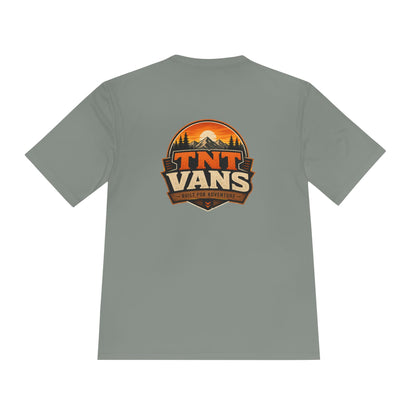 TNTvans Merchandise Built for Adventure Unisex Moisture Wicking Tee