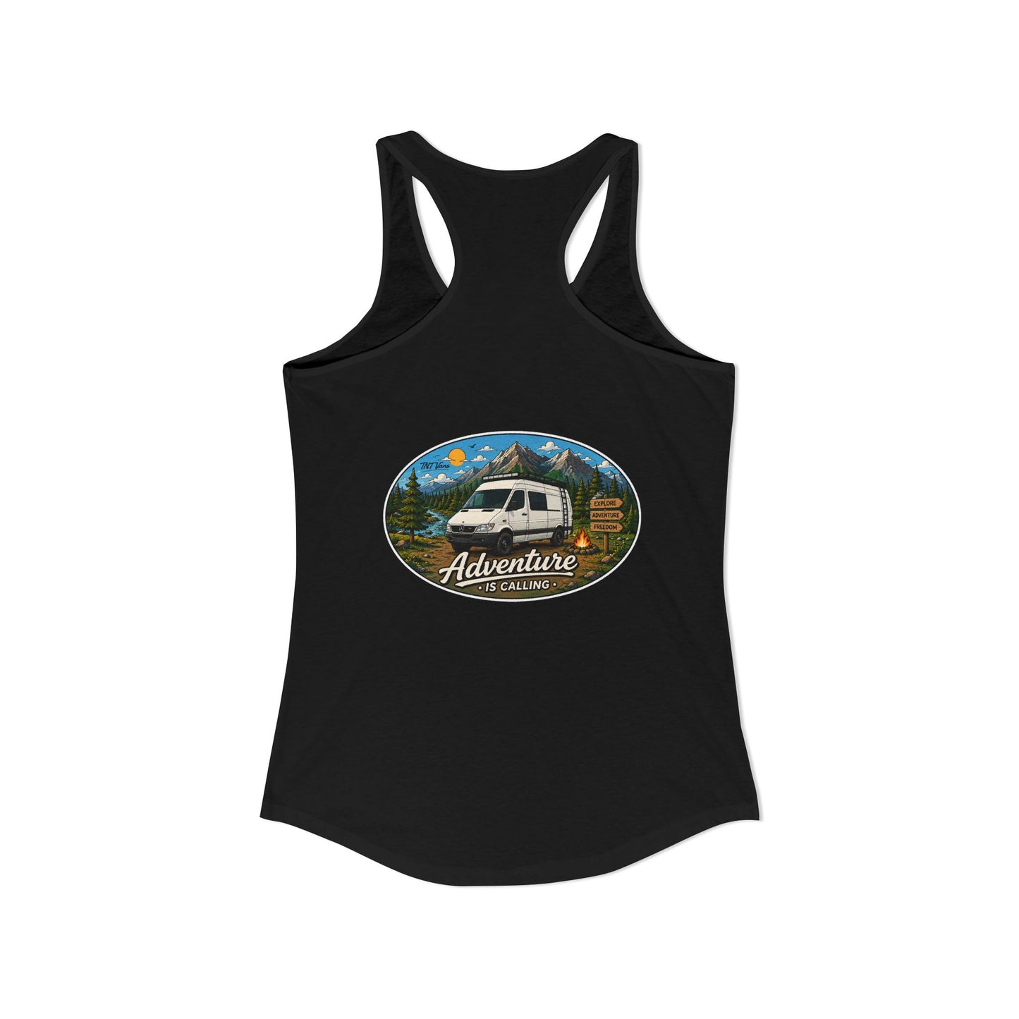 Sprinter T1N Merchandise Adventure is Calling Women's Ideal Racerback Tank