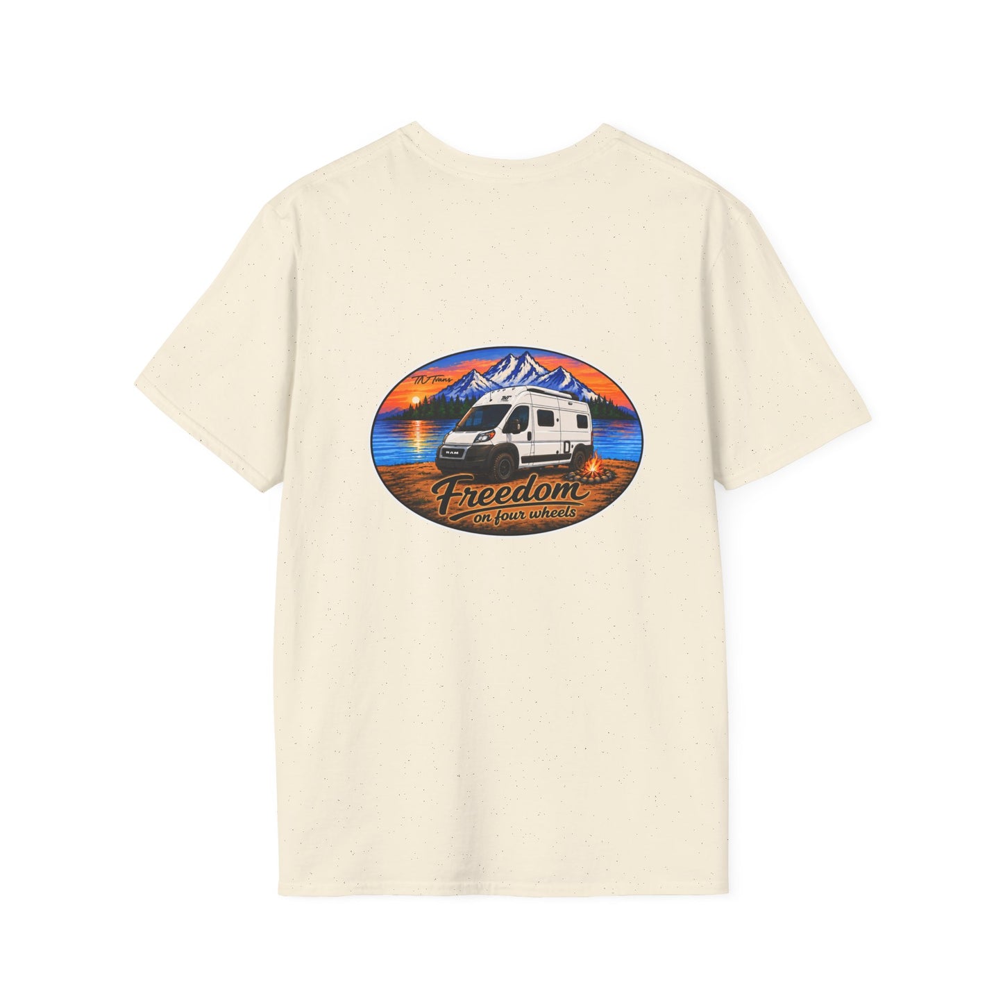 Ram ProMaster Merchandise Freedom on Four Wheels Unisex Softstyle T-Shirt